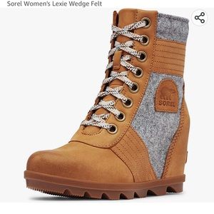 Sorel Women's Lexie Wedge Felt size 8